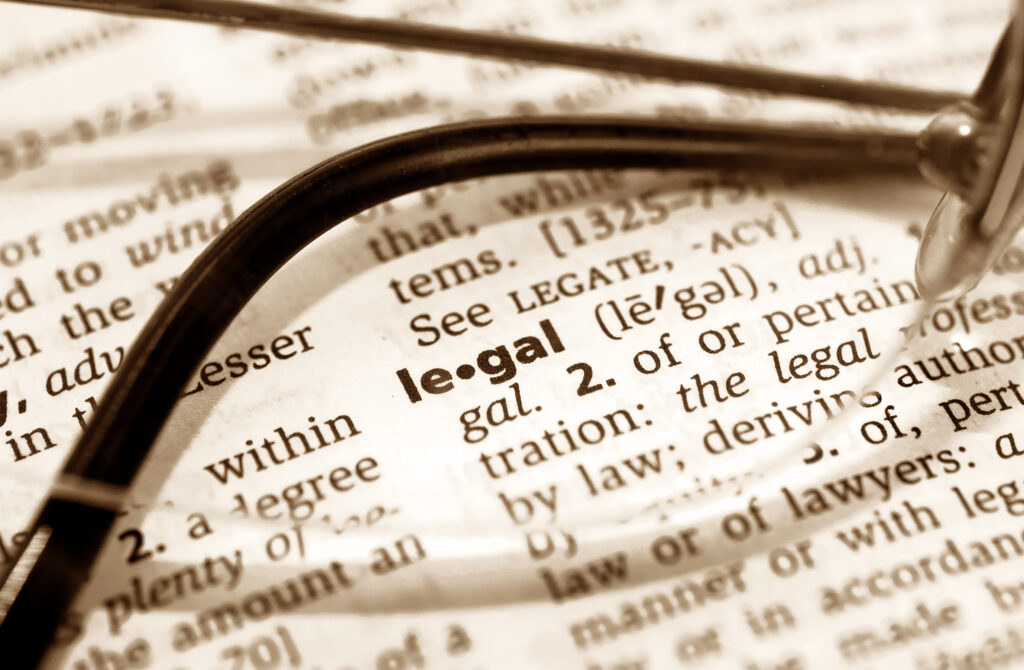 legal dictionary terms